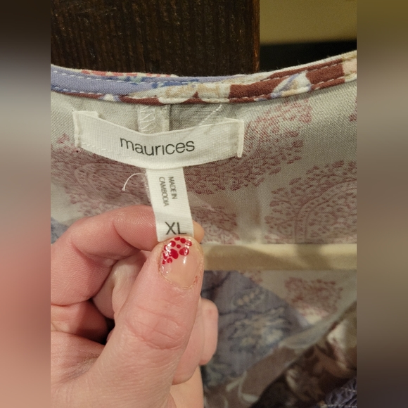 Maurices Patchwork Peplum XL - Picture 5 of 5